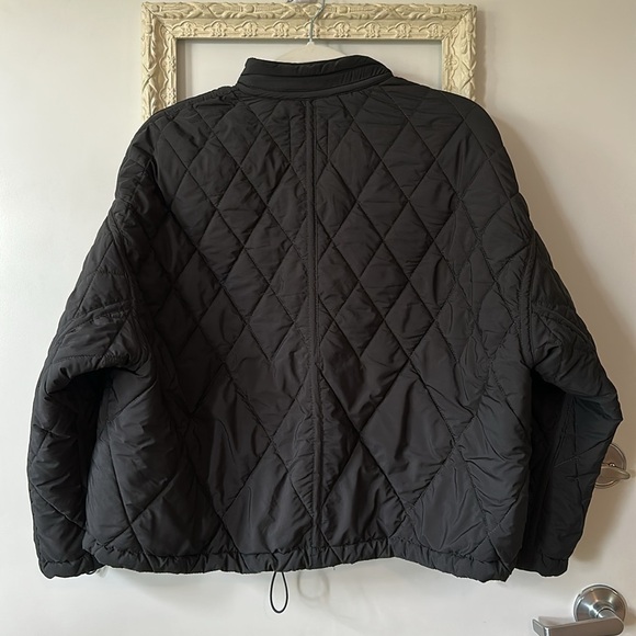 ZARA | Black Puffer Jacket with Stand-Up Collar - Picture 10 of 12